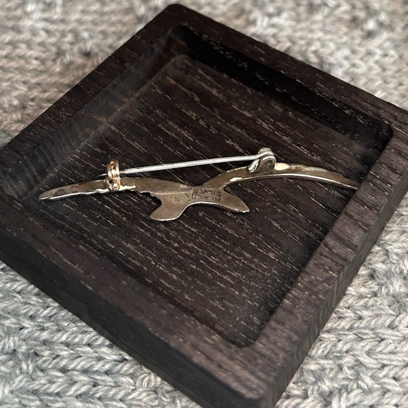 Vintage Sterling Silver Bird Brooch - Picture 2 of 4